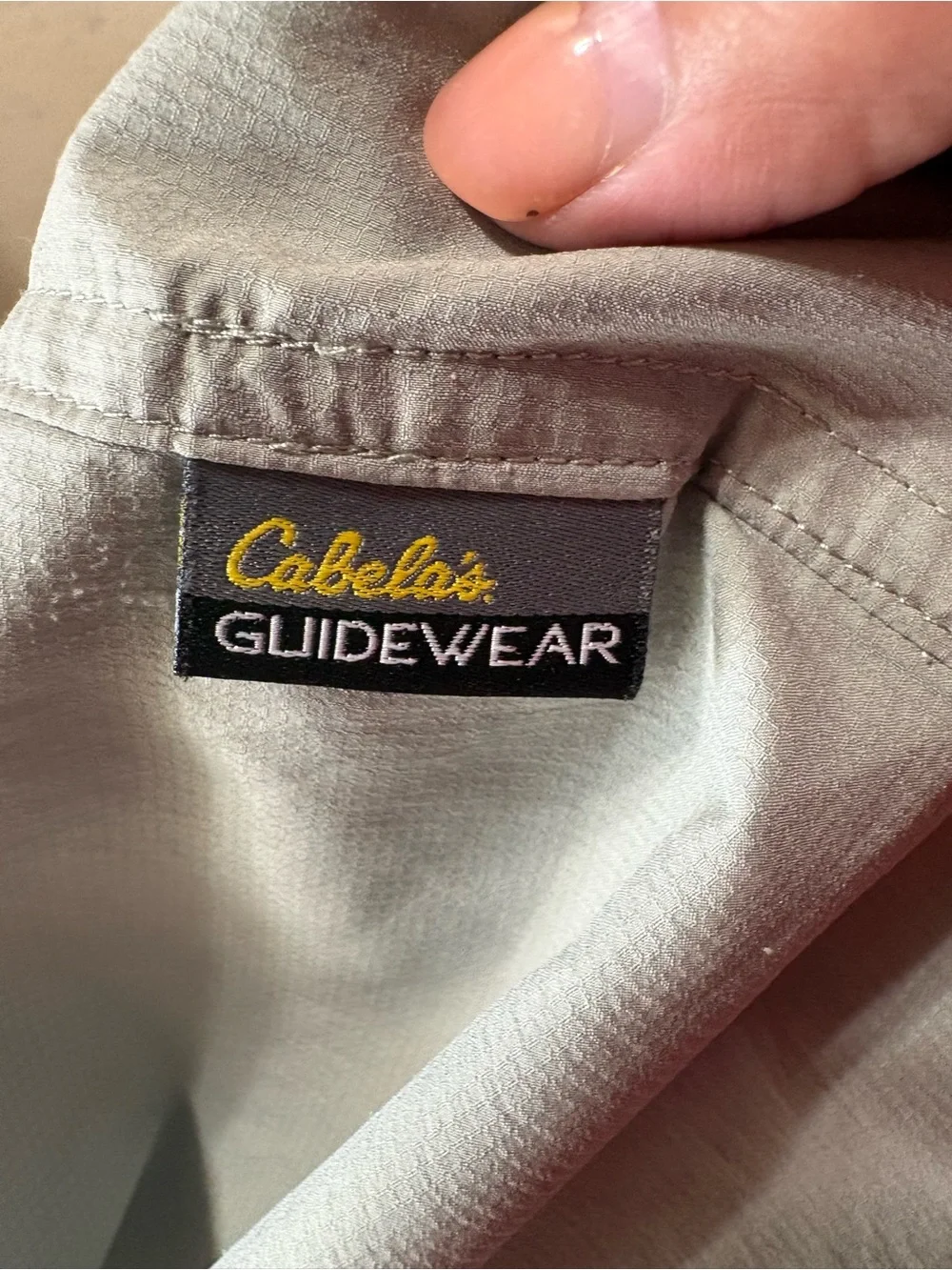 Cabela's Men's Light Gray Outdoor Shirt Jacket